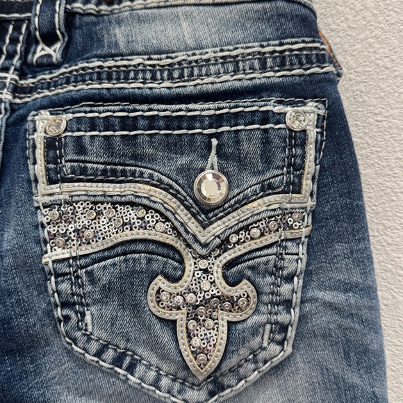Rock Revival Leni straight 26 Distressed Jeans. - Picture 9 of 10